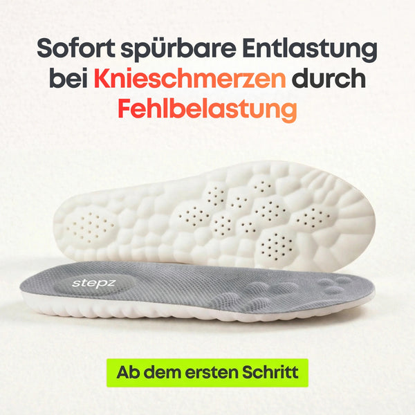 Entlastungssohlen bei Knieschmerzen durch Fehlbelastung