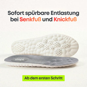 Entlastungssohlen bei Senkfuß & Knickfuß