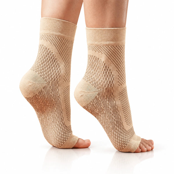 Kompressionssocken bei Fersenschmerzen & Plantarfasziitis (6er Set)
