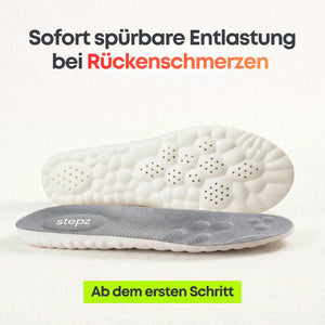 Entlastungssohlen bei Rückenschmerzen vom langen Stehen