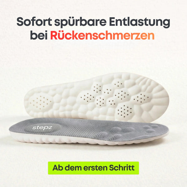 Entlastungssohlen bei Rückenschmerzen vom langen Stehen