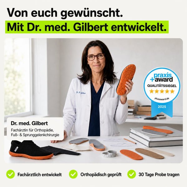 Barfußschuhe bei Fersenschmerzen & Plantarfasziitis