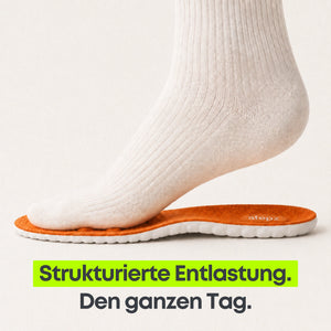 Entlastungssohlen für den Arbeitsschuh – bei Fersenschmerzen & Plantarfasziitis