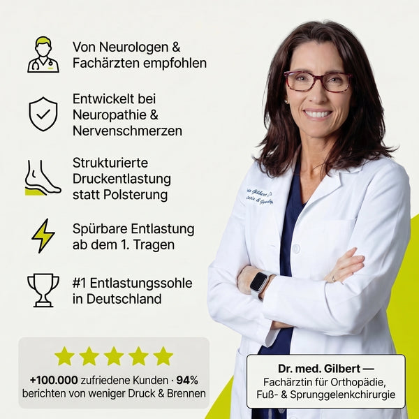 Entlastungssohlen bei Neuropathie & Nervenschmerzen